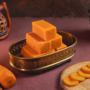 Carrot Mysore Pak – Ghee-Rich Sweet with a Carrot Twist