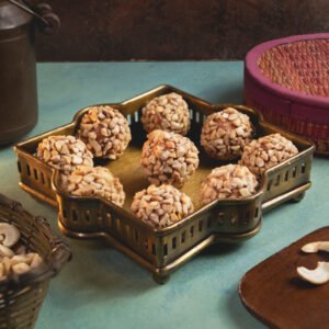 Premium Cashew Laddu – Handmade & Ghee-Roasted Delicacy