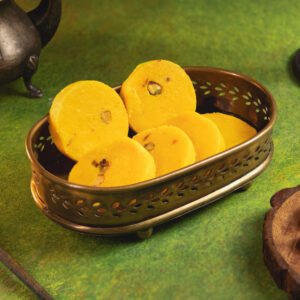 Premium Kesar Peda – Saffron-Infused Milk Delicacy