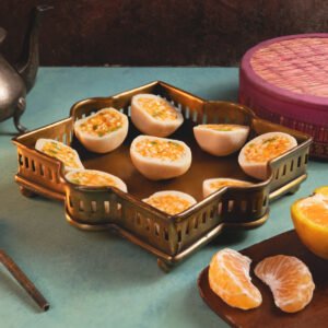 Orange Kaju Katli – Zesty Twist to Classic Sweet