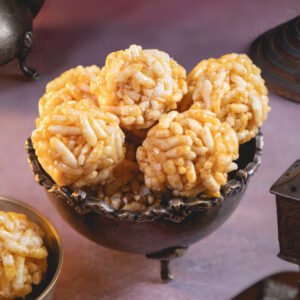 Traditional Pori Urundai – Crunchy & Sweet Puffed Rice Balls