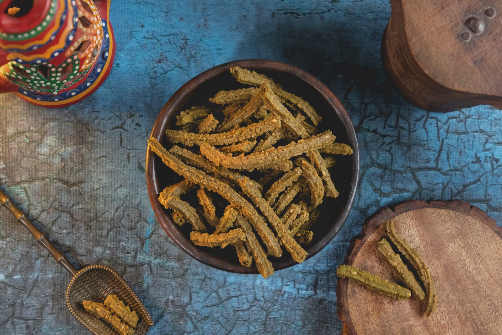Crispy Pudhina Murukku – Mint-Infused South Indian Snack - Image 3