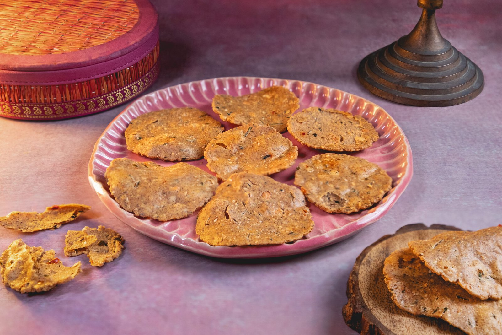 Crunchy Ragi Thattai – Traditional Millet Snack - Image 3