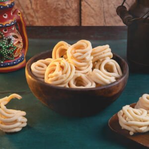 Traditional Thengai Paal Murukku – Handcrafted with Coconut Milk